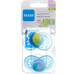 MAM Night lolette sili 16-36m Boy 2 pce