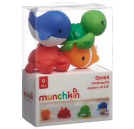 MUNCHKIN Gicleurs de bain 9M+ Ocean 4 pce