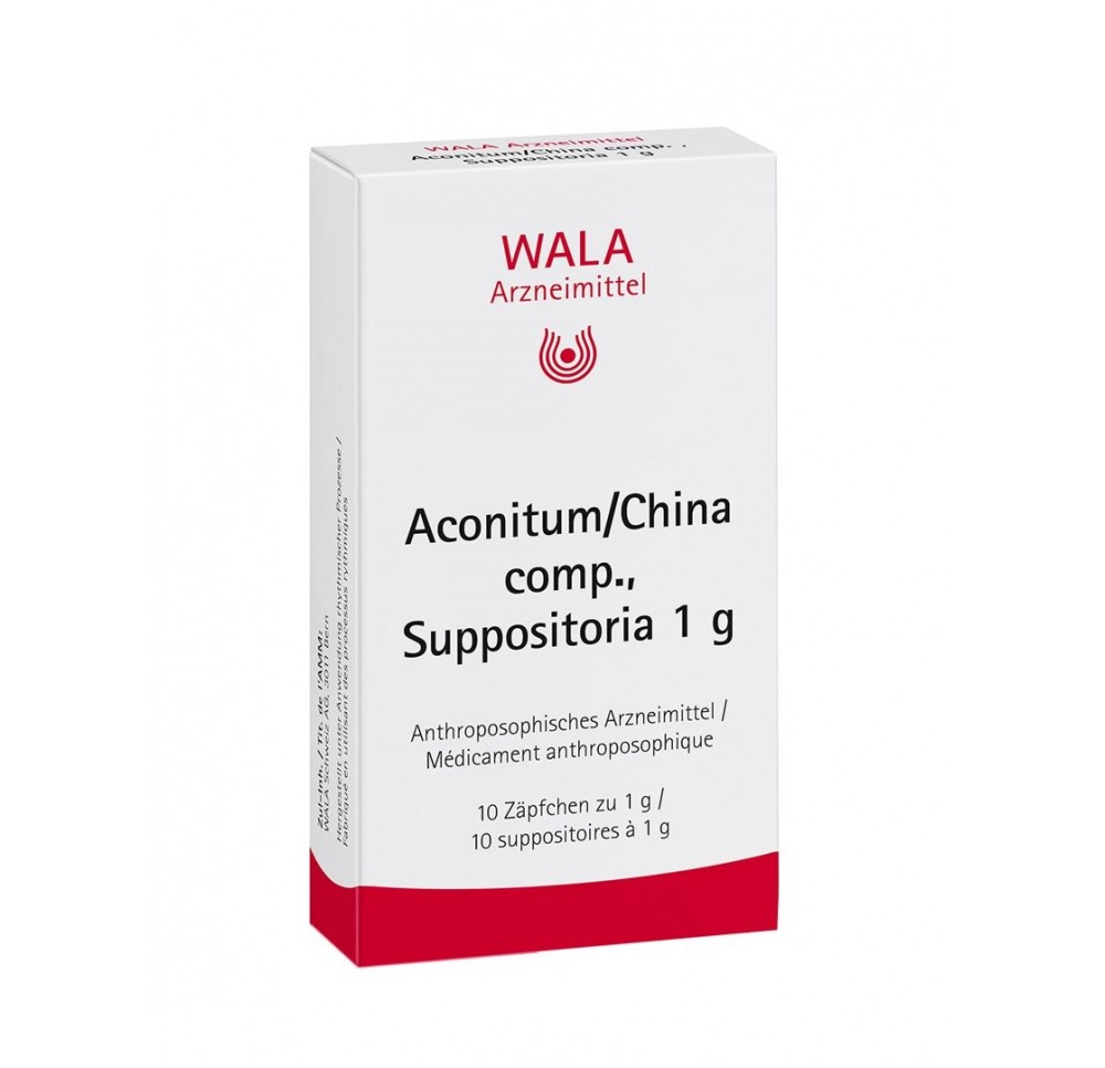 WALA aconitum/china comp supp 1g 10 pce