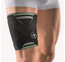 BORT MYOACTIVE sport band cuisse XL noir/vert