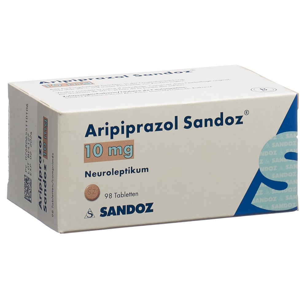 ARIPIPRAZOLE Sandoz cpr 10 mg 98 pce ARIPIPRAZOLE Sandoz cpr 10 mg 98 pce