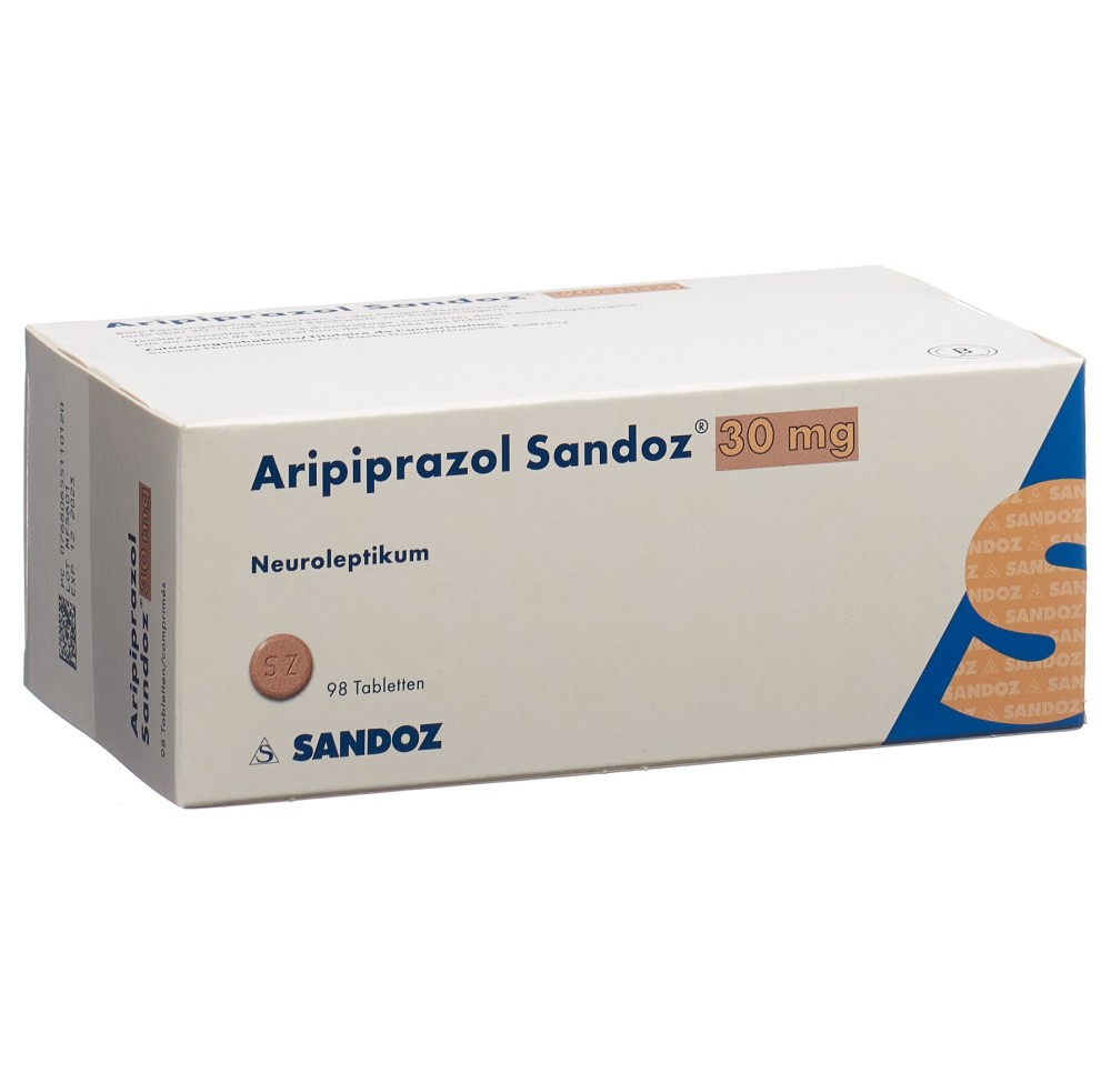 ARIPIPRAZOLE Sandoz cpr 30 mg 98 pce ARIPIPRAZOLE Sandoz cpr 30 mg 98 pce