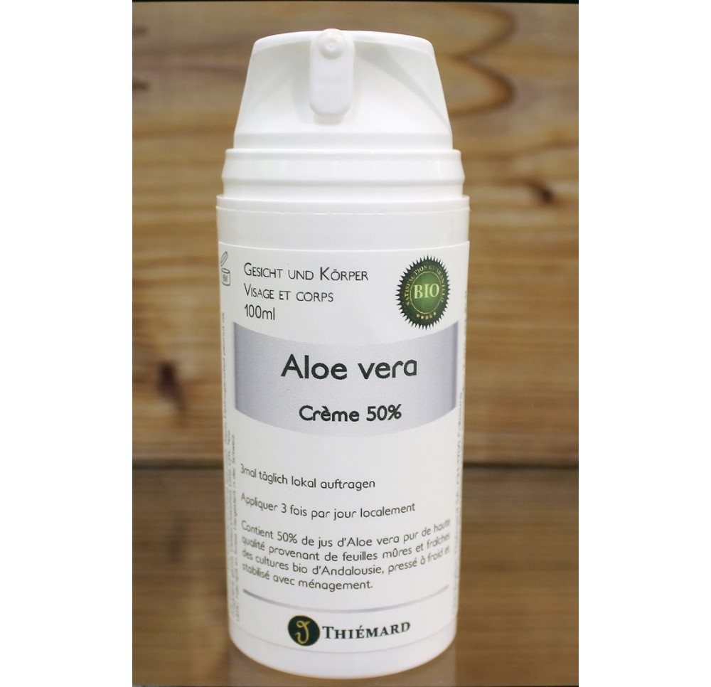 THIEMARD Aloevera crème 50 % bio 100 ml