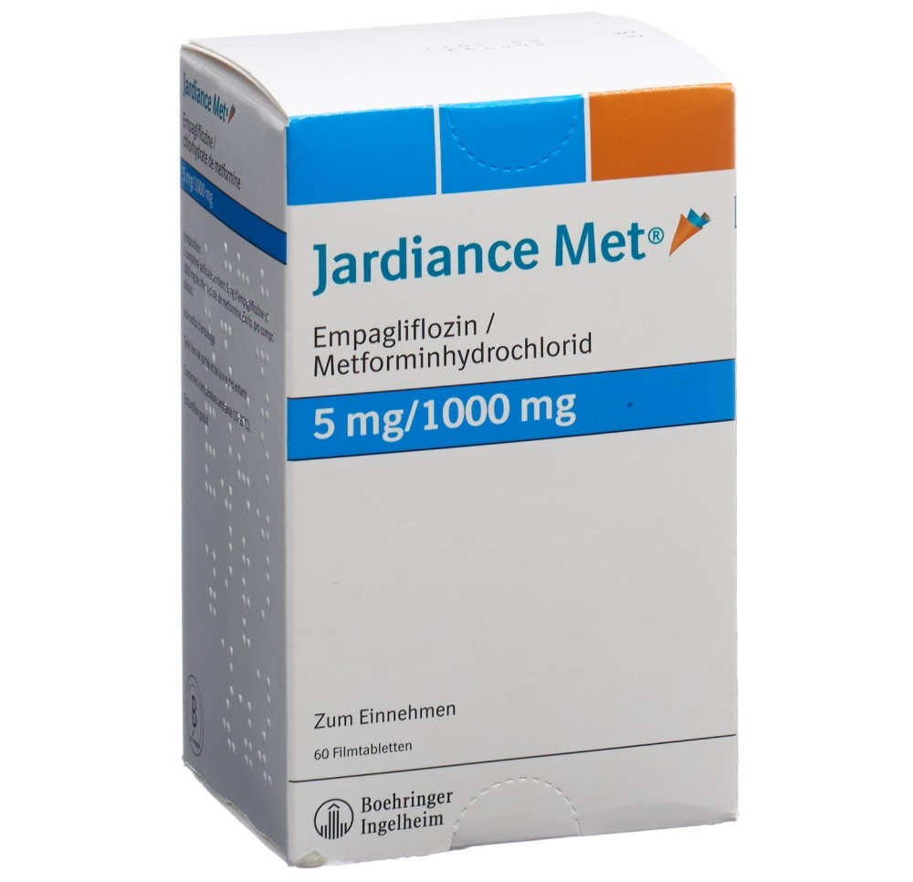 JARDIANCE MET cpr pell 5/1000mg 60 pce JARDIANCE MET cpr pell 5/1000mg 60 pce
