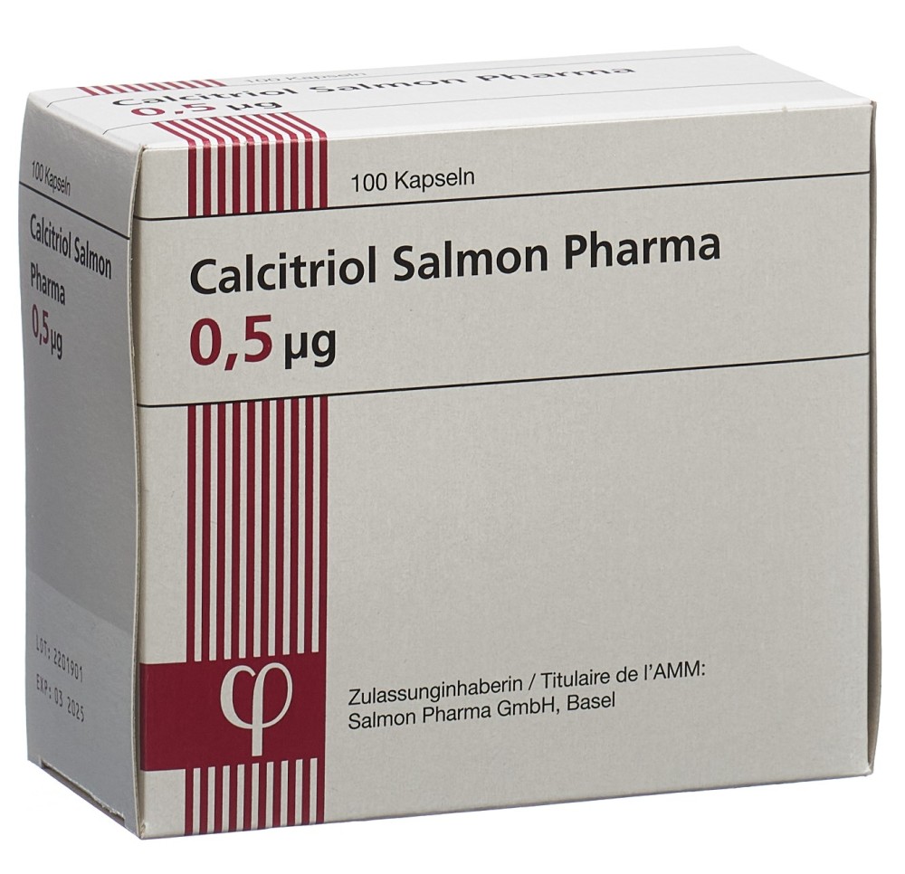 CALCITRIOL Salmon Pharma caps 0.5 mcg 100 pce