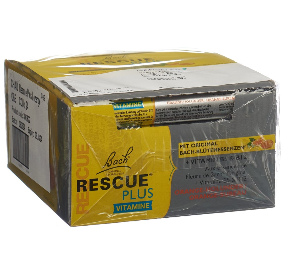 RESCUE Plus Bonbon présentoir comptoir 24x10 pce