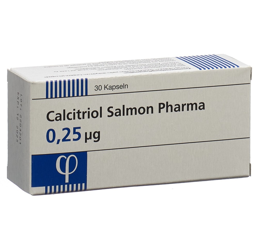 CALCITRIOL Salmon Pharma caps 0.25 mcg 30 pce