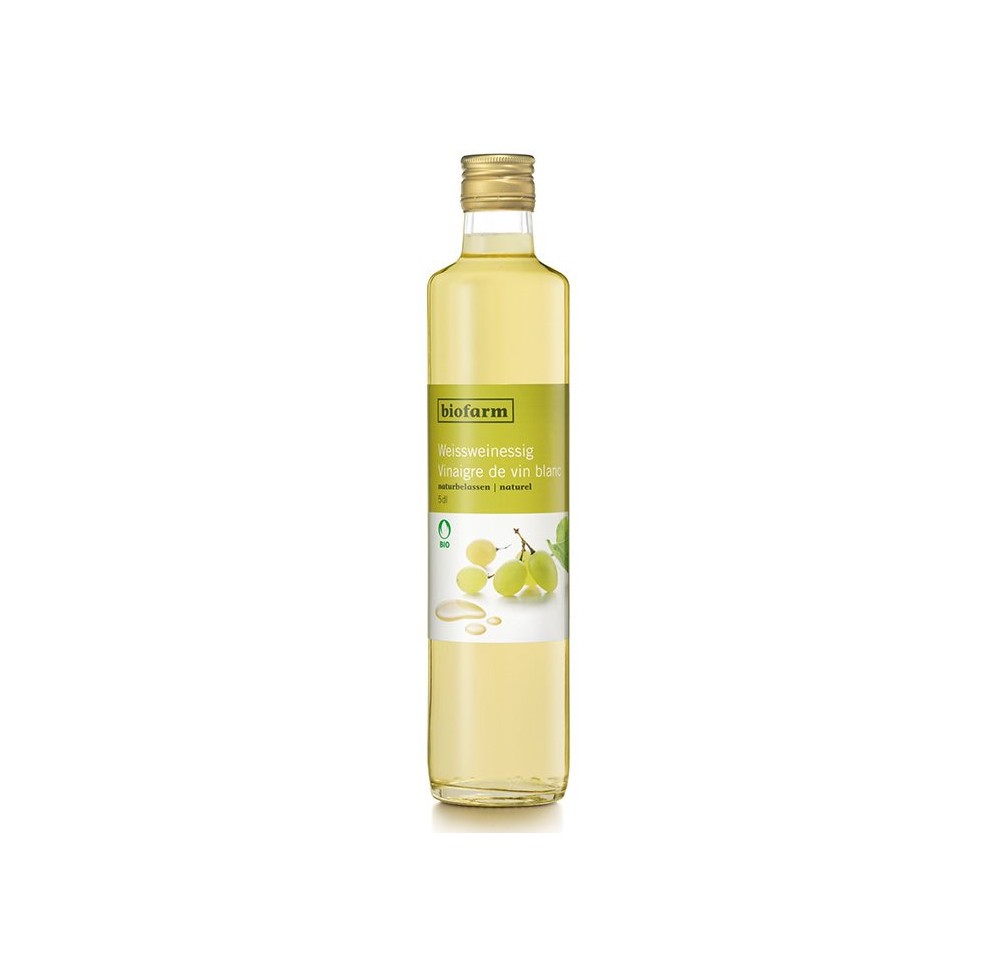 BIOFARM vinaigre vin blanc bourgeon fl 500 ml