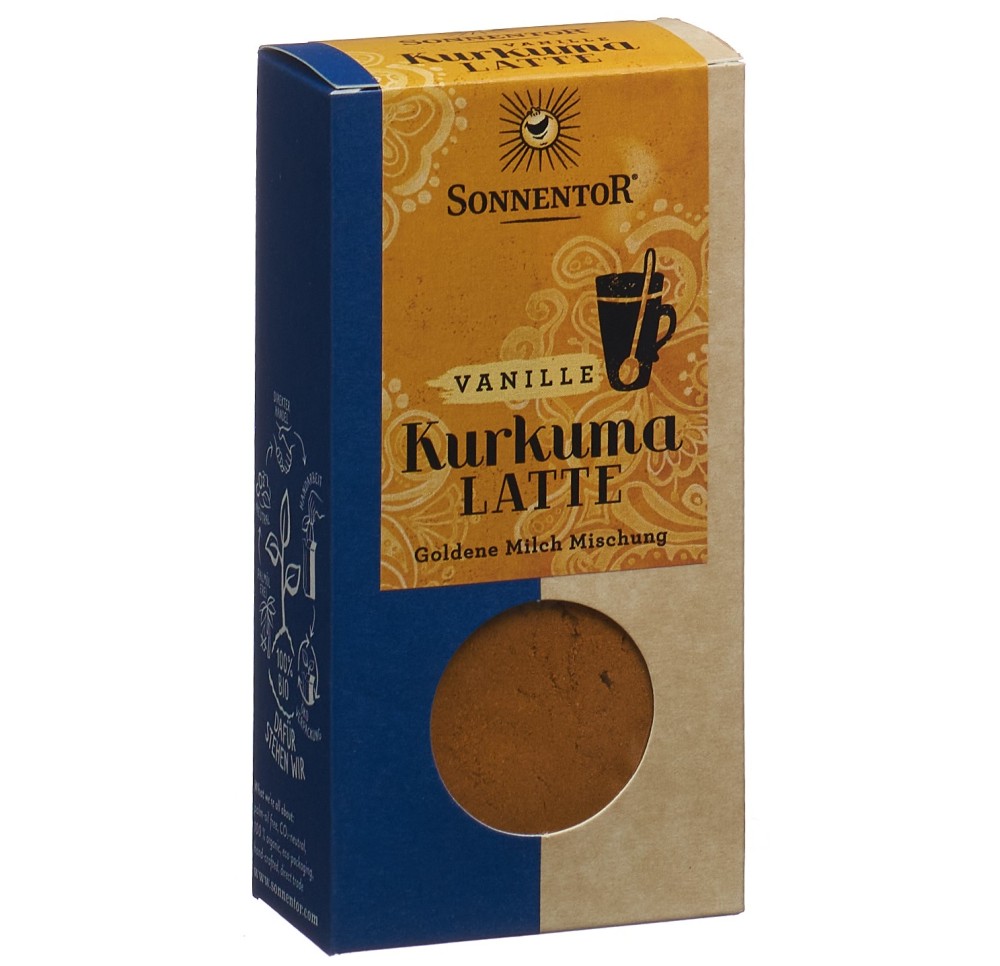 SONNENTOR Kurkuma-Latte Vanille BIO sach 60 g SONNENTOR Kurkuma-Latte Vanille BIO sach 60 g