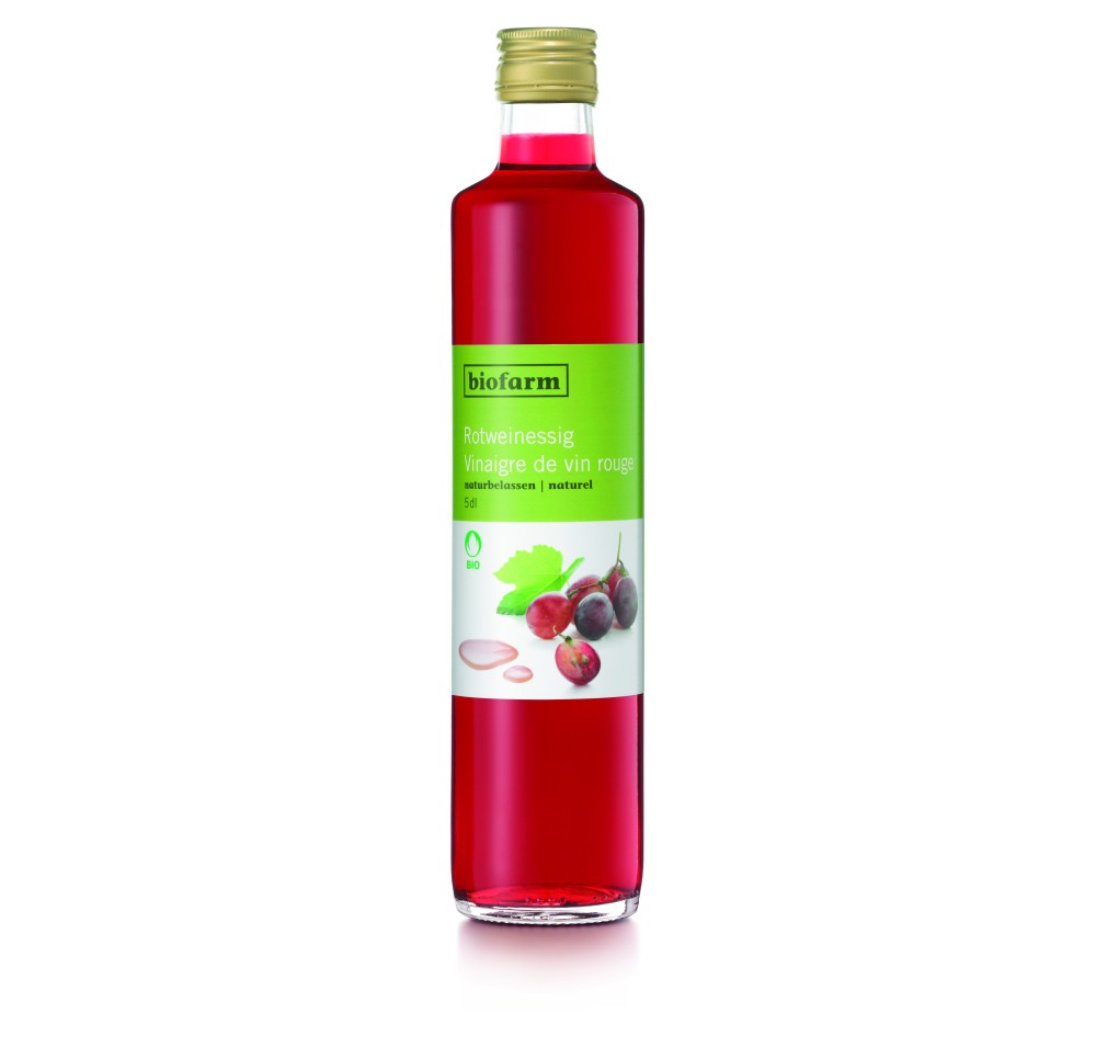 BIOFARM vinaigre vin rouge bourgeon fl 500 ml
