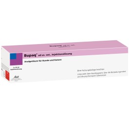 BUPAQ sol inj ad us.vet. 5 fl 10 ml