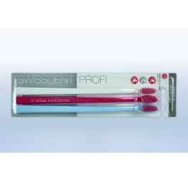 SWISSDENT Gentle brosse dents trio blan rose bl cl