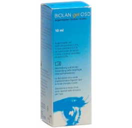 BIOLAN gel OSD hyaluronat de sodium 0.3 % fl 10 ml