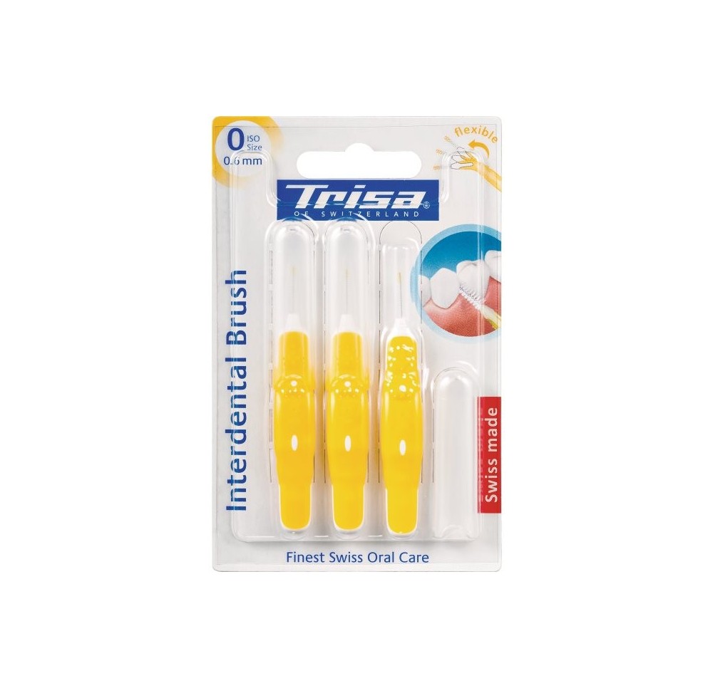 TRISA Interdental Brush ISO 0 0.6mm 3 pce