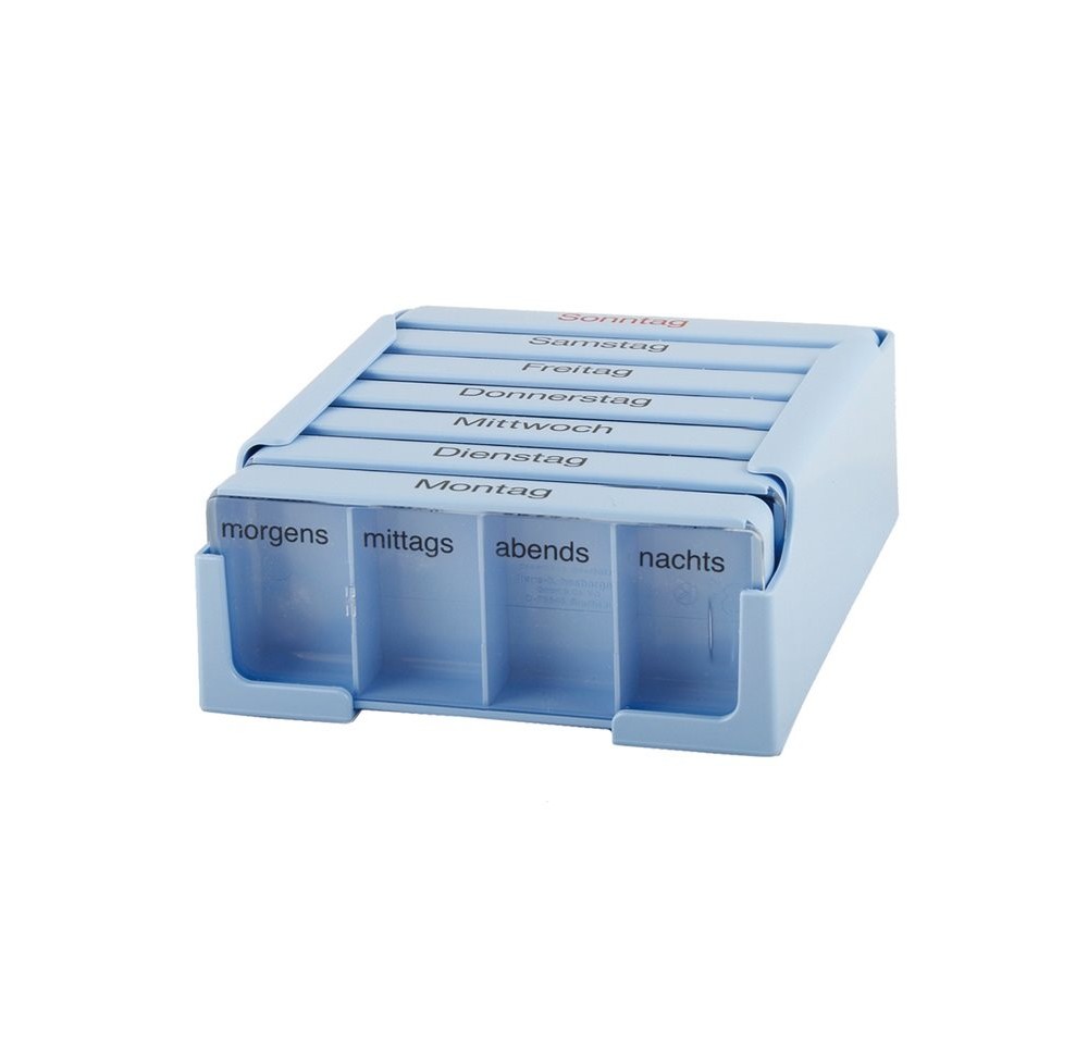 SAHAG Medi-7 pilulier 7 jours bleu all SAHAG Medi-7 pilulier 7 jours bleu all