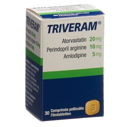 TRIVERAM cpr pell 20/10/5mg bte 30 pce