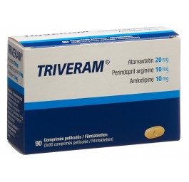 TRIVERAM cpr pell 20/10/10mg 3 bte 30 pce