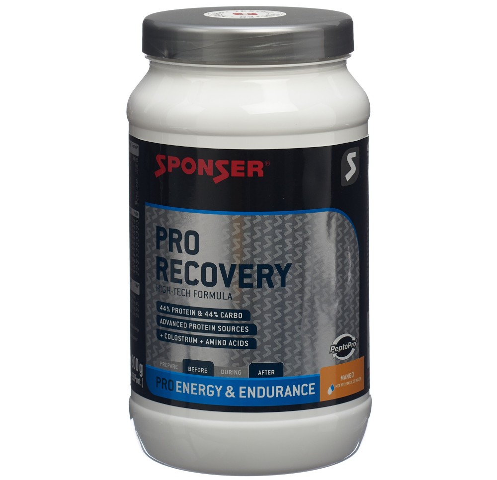 SPONSER Pro Recovery Drink Mango bte 800 g SPONSER Pro Recovery Drink Mango bte 800 g