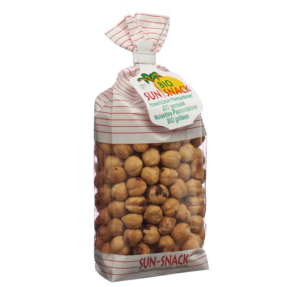 SUN SNACK noisettes piémontaises BIO 225 g SUN SNACK noisettes piémontaises BIO 225 g