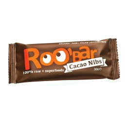 ROOBAR barre crue cacao&amandes petite 30 g