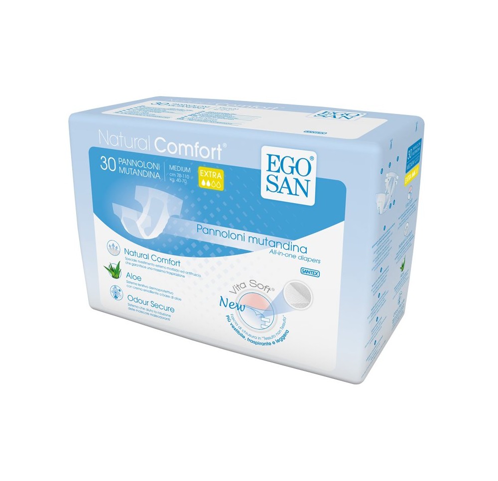 EGOSAN Slip incontin Vitasoft M Extra jaune 30 pce