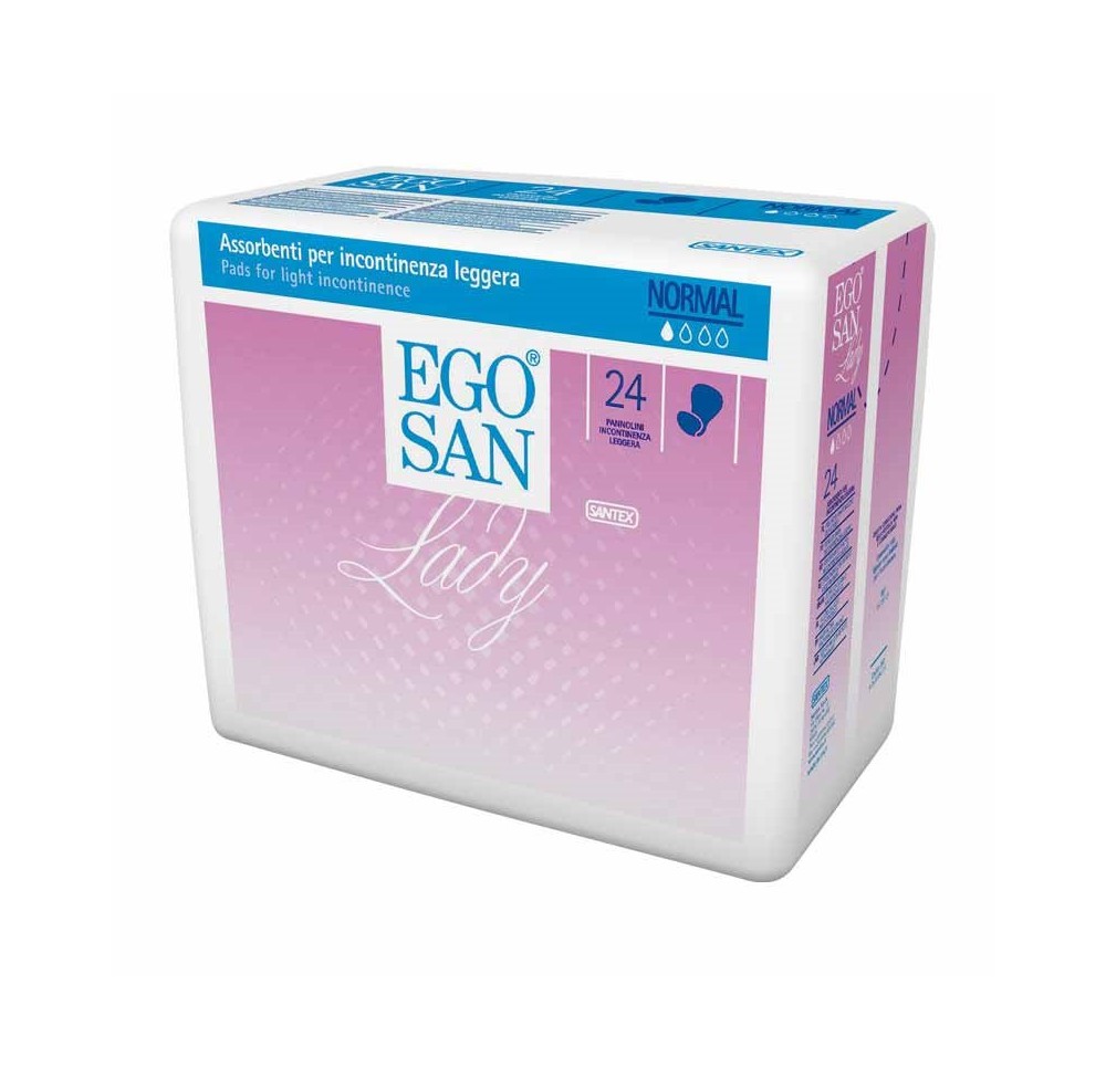 EGOSAN Protection incont Light Normal bleu 24 pce
