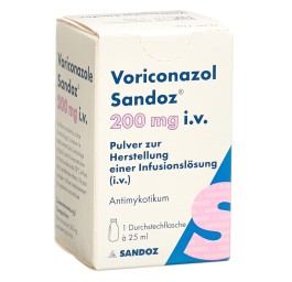 VORICONAZOLE Sandoz subst sèche 200 mg flac