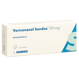 VORICONAZOLE Sandoz cpr pell 50 mg 56 pce