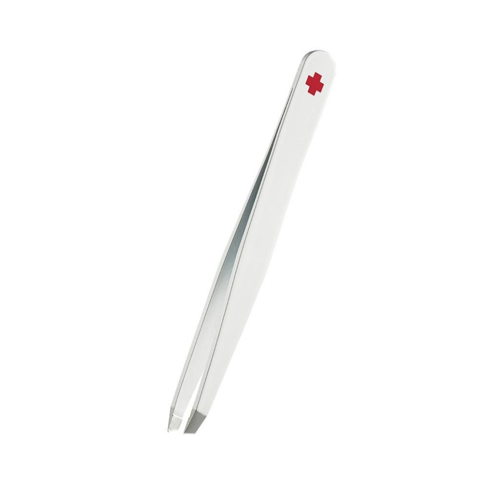 RUBIS pincette biseautée inox croix rouge sat soft