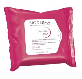 BIODERMA Sensibio H2O lingettes peau sens 25 pce