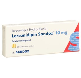 LERCANIDIPINE Sandoz cpr pell 10 mg 28 pce