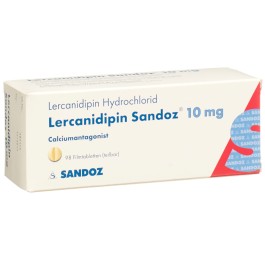 LERCANIDIPINE Sandoz cpr pell 10 mg 98 pce