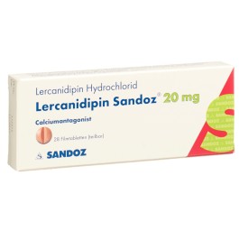 LERCANIDIPINE Sandoz cpr pell 20 mg 28 pce