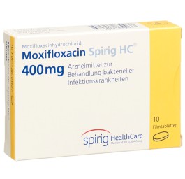 MOXIFLOXACINE Spirig HC cpr pell 400 mg 10 pce