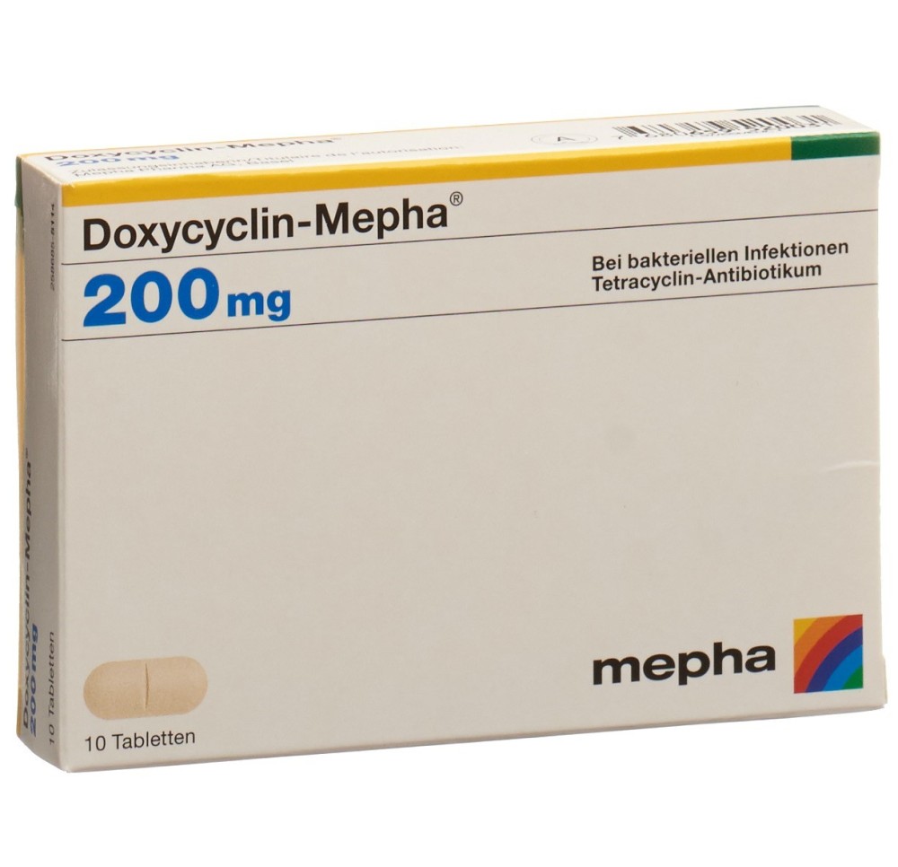 DOXYCYCLIN Mepha cpr 200 mg 10 pce