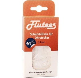 FLUTEES Protective Sleeves f Ear Studs 5 paire