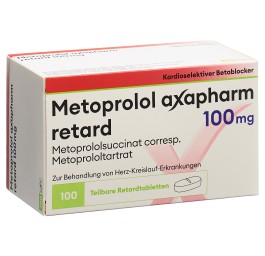 METOPROLOL Axapharm cpr ret 100 mg 100 pce