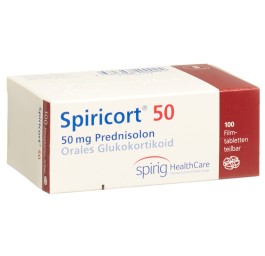 SPIRICORT cpr pell 50 mg 100 pce