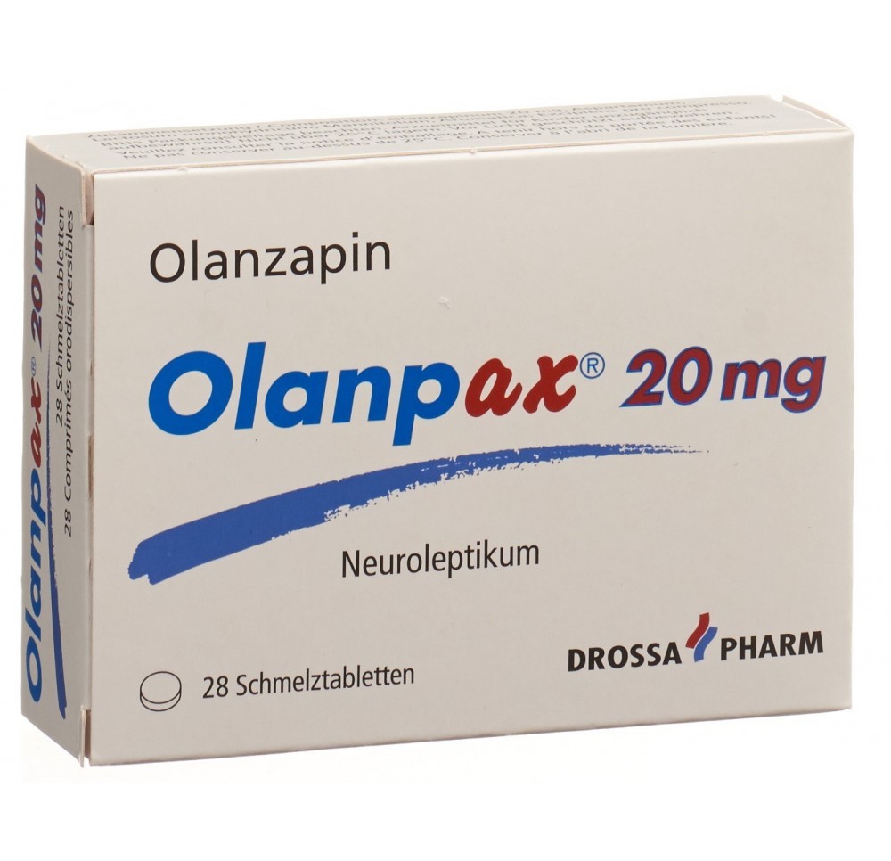 OLANPAX cpr orodisp 20 mg 28 pce