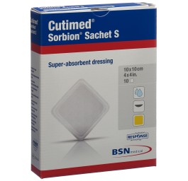 CUTIMED Sorbion Sachet S 10x10cm 10 pce