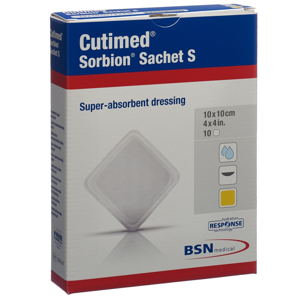 CUTIMED Sorbion Sachet S 10x10cm 10 pce