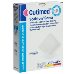 CUTIMED Sorbion Sana 8.5x8.5cm 10 pce