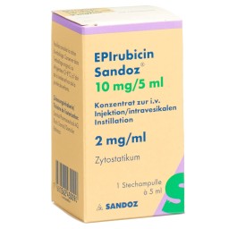 EPIRUBICINE Sandoz 10 mg/5ml flac 5 ml