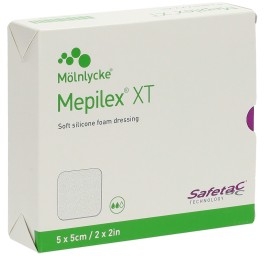 MEPILEX Safetac XT 5x5cm stérile 5 pce