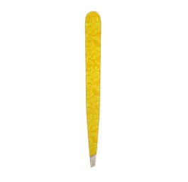 HAUSMANN pince biseautée motif broderie jaune