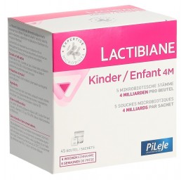 LACTIBIANE Enfant 4M sach 45 pce