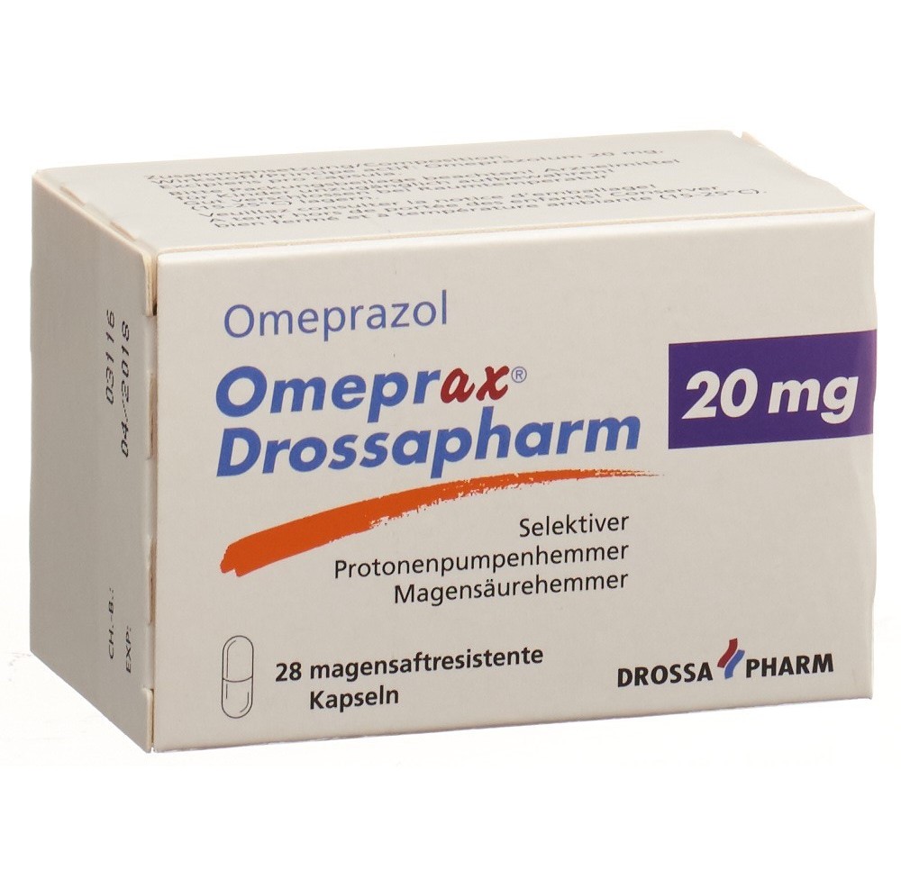 OMEPRAX Drossapharm caps 20 mg bte 28 pce OMEPRAX Drossapharm caps 20 mg bte 28 pce