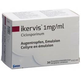 IKERVIS gtt opht 1 mg/ml 30 monodos 0.3 ml