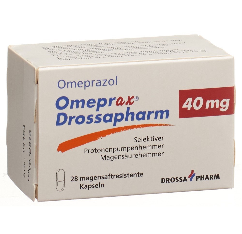 OMEPRAX Drossapharm caps 40 mg bte 28 pce OMEPRAX Drossapharm caps 40 mg bte 28 pce