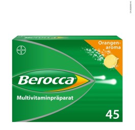 BEROCCA cpr eff arôme orange 45 pce